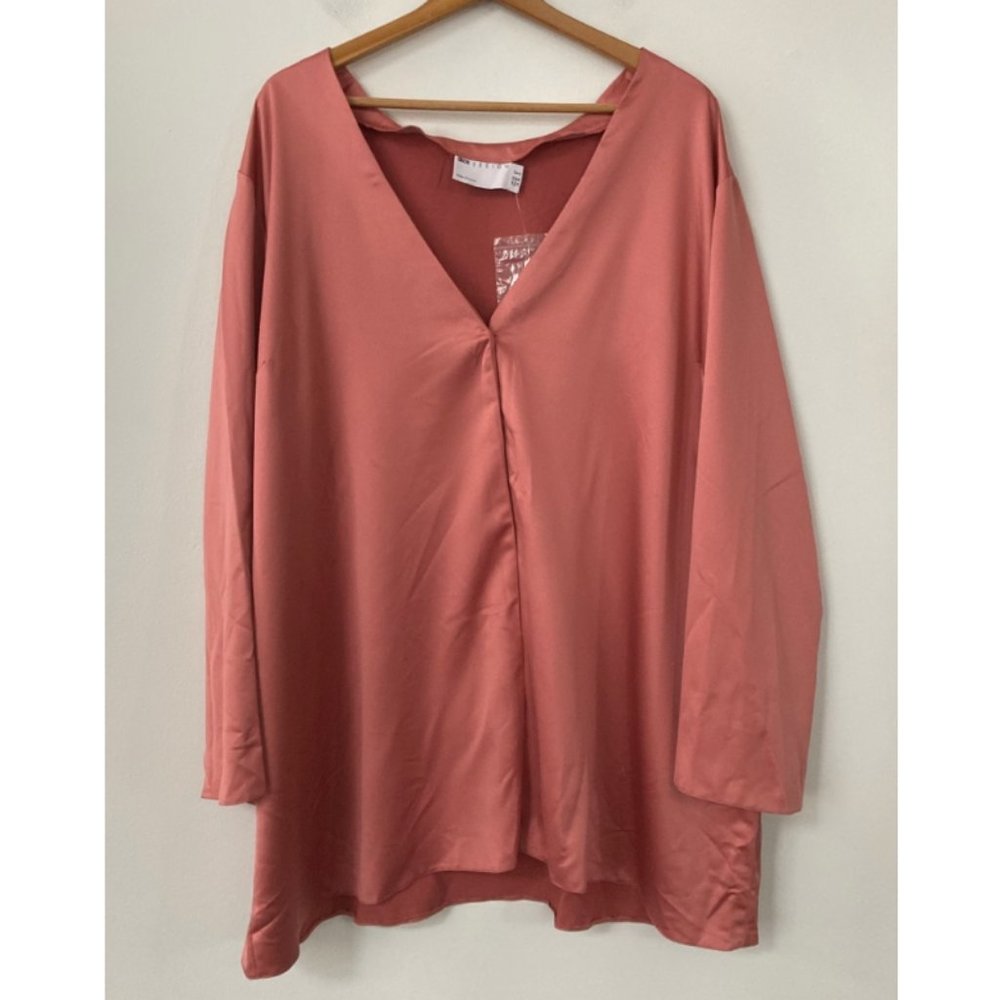 Asos Curve Satin Blouse
